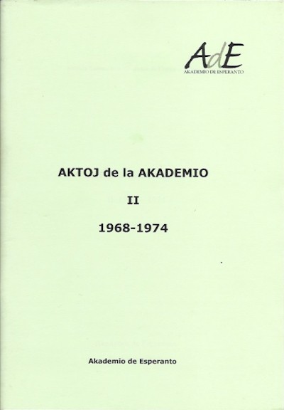 Aktoj-de-la-Akademio-II