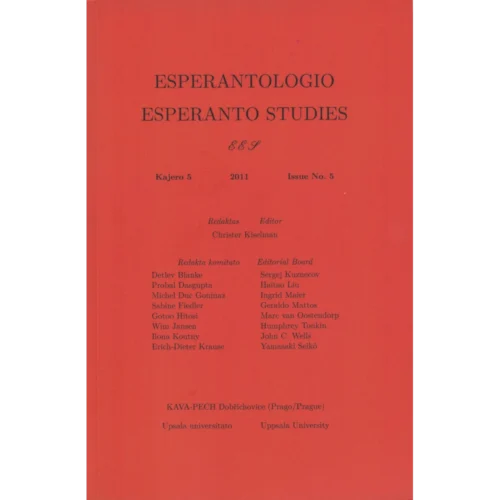 Esperantologio / Esperanto Studies - Kajero 5