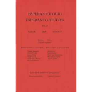 Esperantologio / Esperanto Studies - Kajero 8