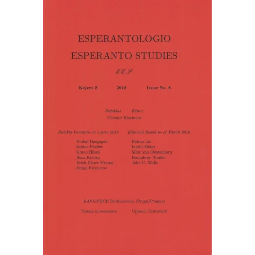 Esperantologio / Esperanto Studies - Kajero 8