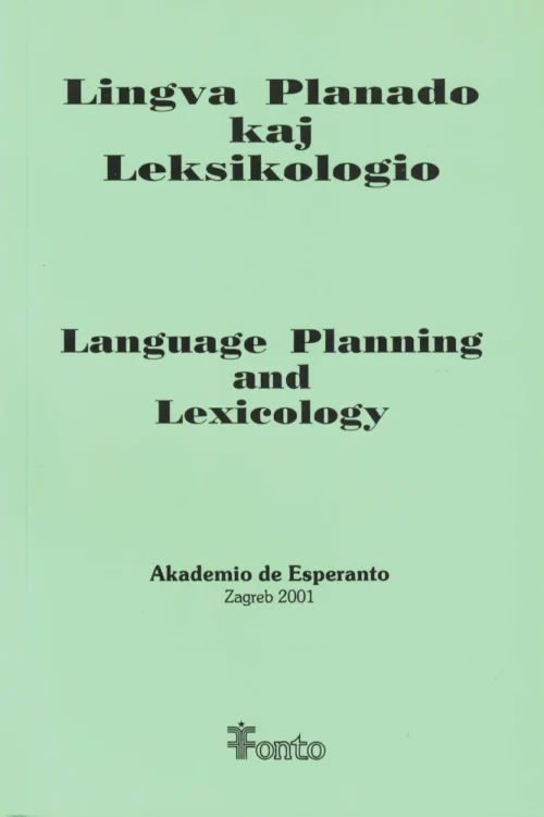 Lingva planado kaj leksikologio