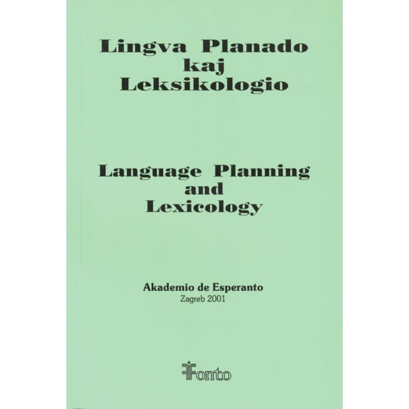 Início 5 Lingva planado kaj leksikologio