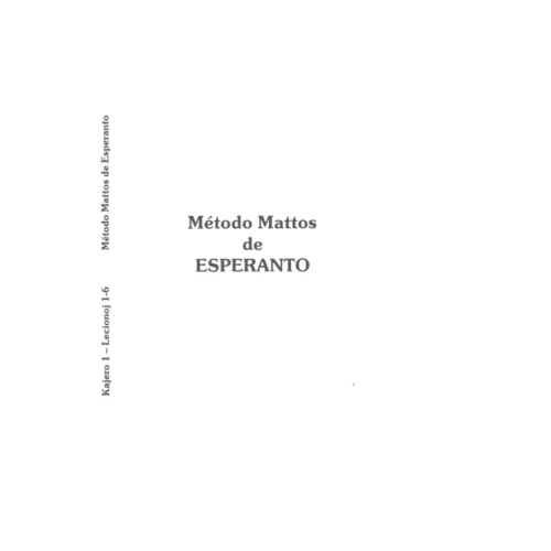Método Mattos de Esperanto