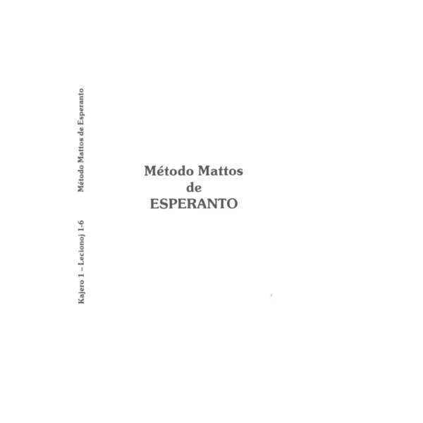 metodo-mattos-de-esperanto Método Mattos de Esperanto