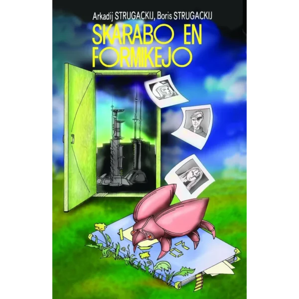 Skarabo en formikejo