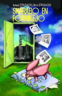 Skarabo en formikejo